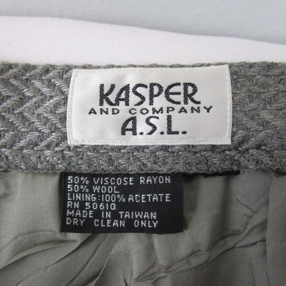 🌟Host Pick 🌟Vintage 80's Kasper ASL Wool/Rayon Business Suit - Picture 8 of 8